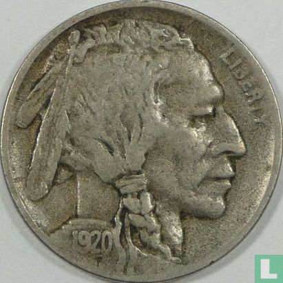 États-Unis 5 cents 1920 (D) - Image 1