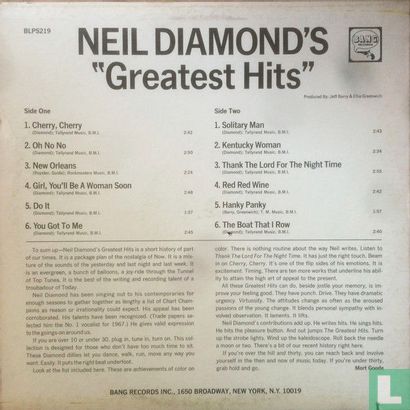 Neil Diamond's Greatest Hits - Afbeelding 2