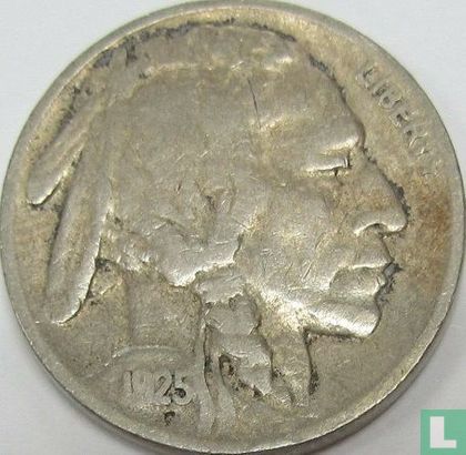 United States 5 cents 1925 (S) - Image 1
