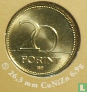 Ungarn 20 Forint 1997 - Bild 3