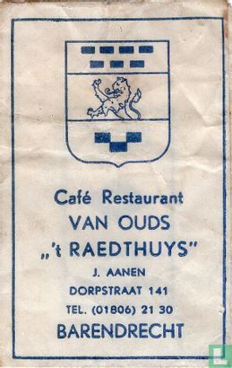 Café Restaurant van Ouds " 't Raedthuys" - Bild 1