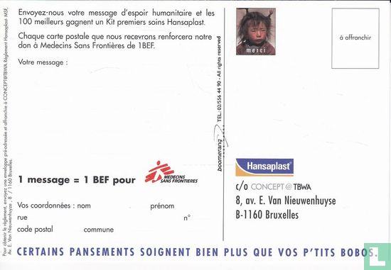 0995a - Hansaplast / Medecins Sans Frontieres  - Image 2