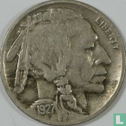 États-Unis 5 cents 1927 (D) - Image 1
