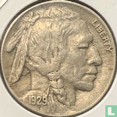 Verenigde Staten 5 cents 1929 (zonder letter) - Afbeelding 1