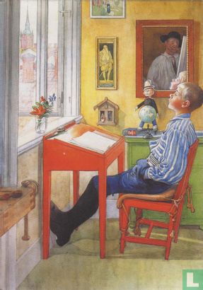 Esbjörn macht seine Hausaufgaben, 1912 - Afbeelding 1