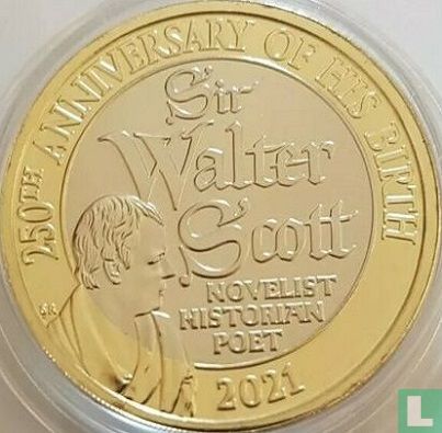 Royaume-Uni 2 pounds 2021 "250th anniversary Birth of Sir Walter Scott" - Image 1
