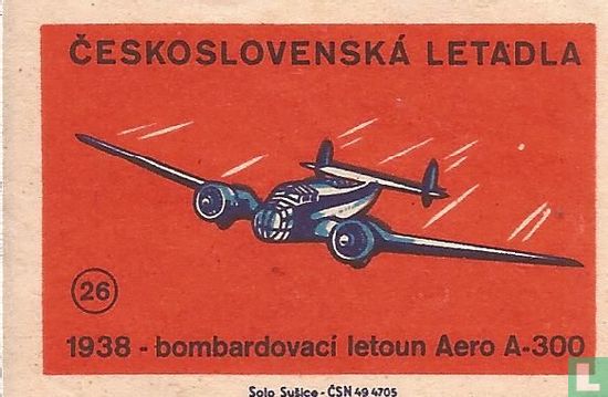 1938 bombardovaci letoun Aero A-300