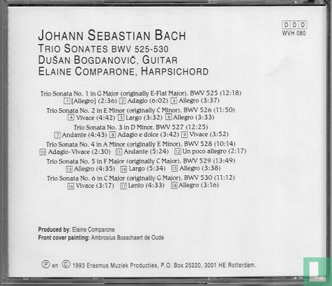 Johann Sebastian Bach: Trio Sonates BVW 525 - 530 - Afbeelding 2