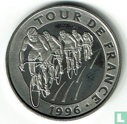 Nederland 1 ecu 1996 "Tour de France" - Image 2