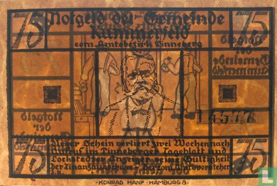 Kummerfeld 75 pfennig - Image 3