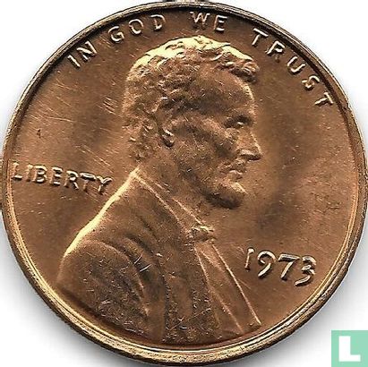 États-Unis 1 cent 1973 (sans lettre) - Image 1