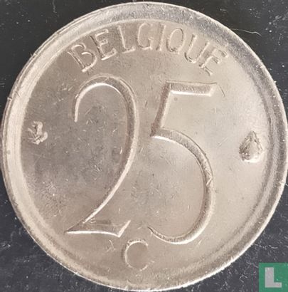 Belgium 25 centimes 1970 (FRA) without signature - Image 2