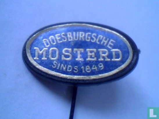Doesburgsche mosterd sinds 1849 (blauw)