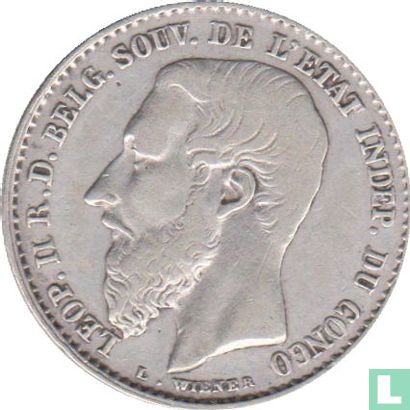 État indépendant du Congo 50 centimes 1896 - Image 2