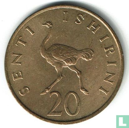 Tanzania 20 senti 1982 - Image 2