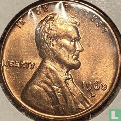 Vereinigte Staaten 1 Cent 1960 (D - kleine Datum) - Bild 1