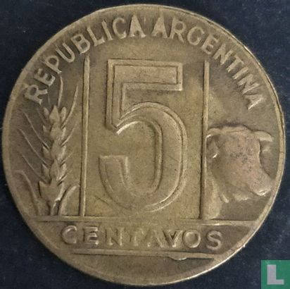 Argentinië 5 centavos 1947 - Afbeelding 2