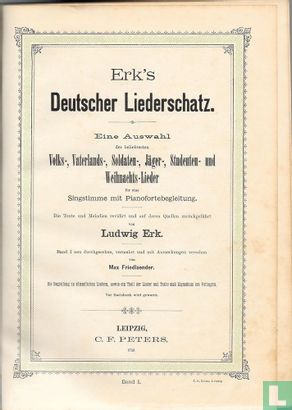 Erk's Deutscher Liederschatz - Afbeelding 2