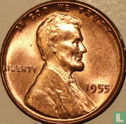 Vereinigte Staaten 1 Cent 1955 (ohne Buchstabe - Typ 1) - Bild 1