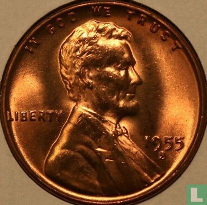 États-Unis 1 cent 1955 (S) - Image 1