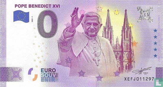 XEFJ-1b Paus Benedictus XVI - Afbeelding 1