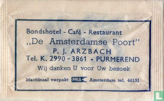 Bondshotel Café Restaurant "De Amsterdamse Poort" - Image 1