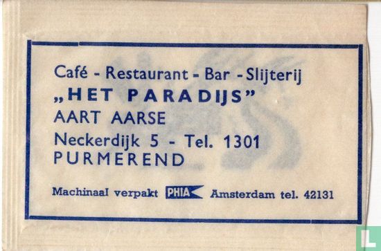 Café Restaurant Bar Slijterij "Het Paradijs" - Afbeelding 1