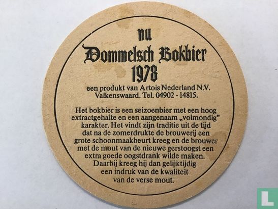 Nu Dommelsch bokbier 1978 - Image 1