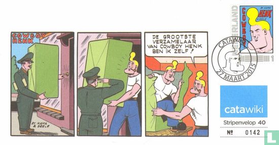 Enveloppe BD 40a : Cowboy Henk