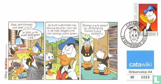 Stripenvelop 34: Donald Duck - Afbeelding 1