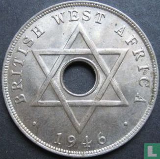 Brits-West-Afrika 1 penny 1946 (H) - Afbeelding 1