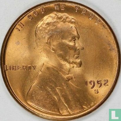 Verenigde Staten 1 cent 1952 (S) - Afbeelding 1
