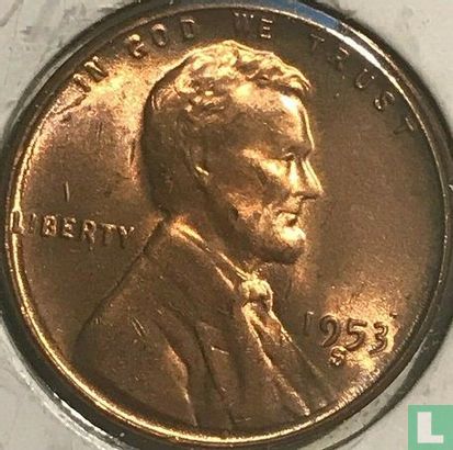 États-Unis 1 cent 1953 (S) - Image 1