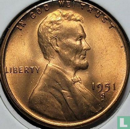 United States 1 cent 1951 (S) - Image 1