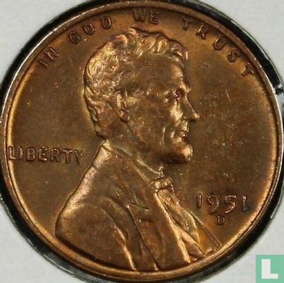 Verenigde Staten 1 cent 1951 (D) - Afbeelding 1