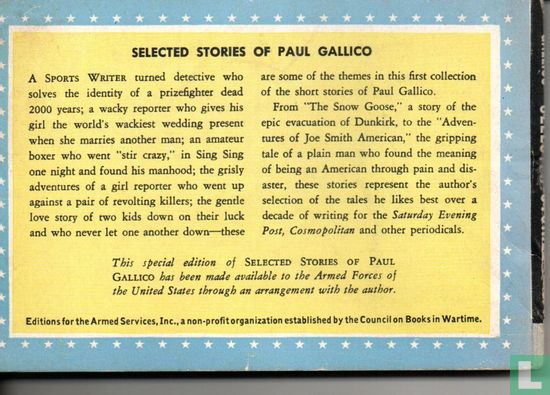 Selected stories of Paul Gallico - Afbeelding 2