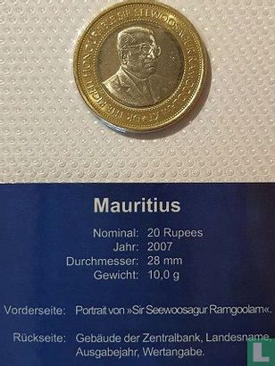 Mauritius 20 rupee 2007 - Afbeelding 3