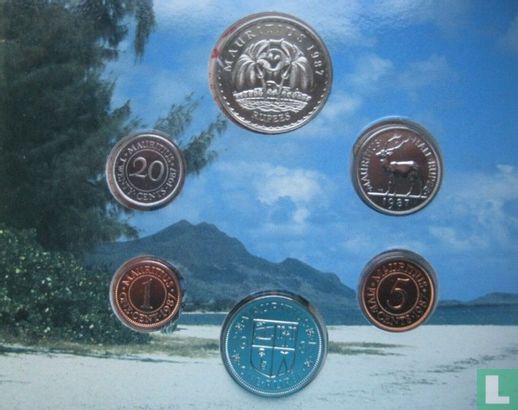 Mauritius jaarset 1987 - Afbeelding 2