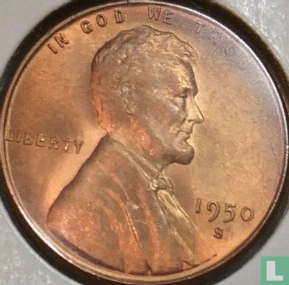 États-Unis 1 cent 1950 (S) - Image 1