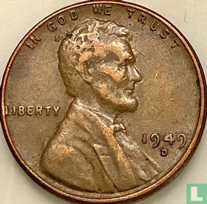 Vereinigte Staaten 1 Cent 1949 (D) - Bild 1