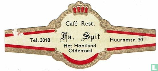 Café Rest. Fa. Spit Het Hooiland Oldenzaal - Tel. 3018 - Huurnestr. 30 - Bild 1