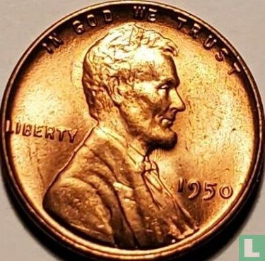 Verenigde Staten 1 cent 1950 (zonder letter) - Afbeelding 1