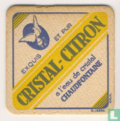 Cristal-Citron à l'eau de cristal Chaudfontaine