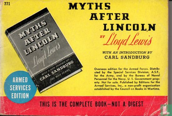 Myths after Lincoln - Afbeelding 1
