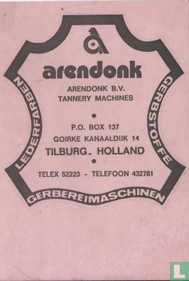 Arendonk tannery machines