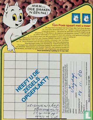Tom Poes spaarzegel 1981 - Bild 3