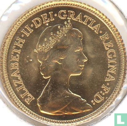 United Kingdom ½ sovereign 1982 - Image 2
