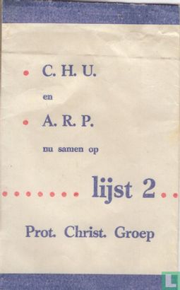 C.H.U. en A.R.P. nu Samen op Lijst 2 - Bild 1