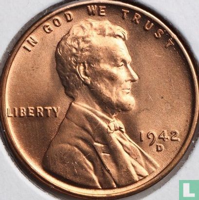 Vereinigte Staaten 1 Cent 1942 (D) - Bild 1
