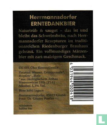 Herrmannsdorfer Schweinsbräu Erntedank bier - Bild 2
